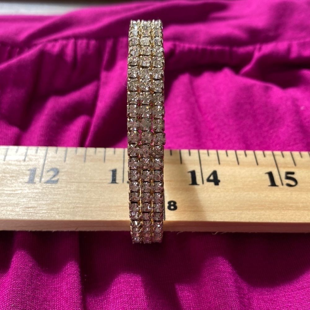 Premier Rhinestone Cuff Bracelet - Picture 5 of 7